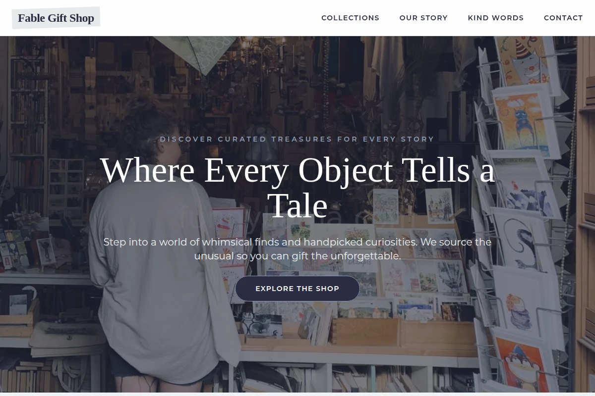 Fable Gift Shop