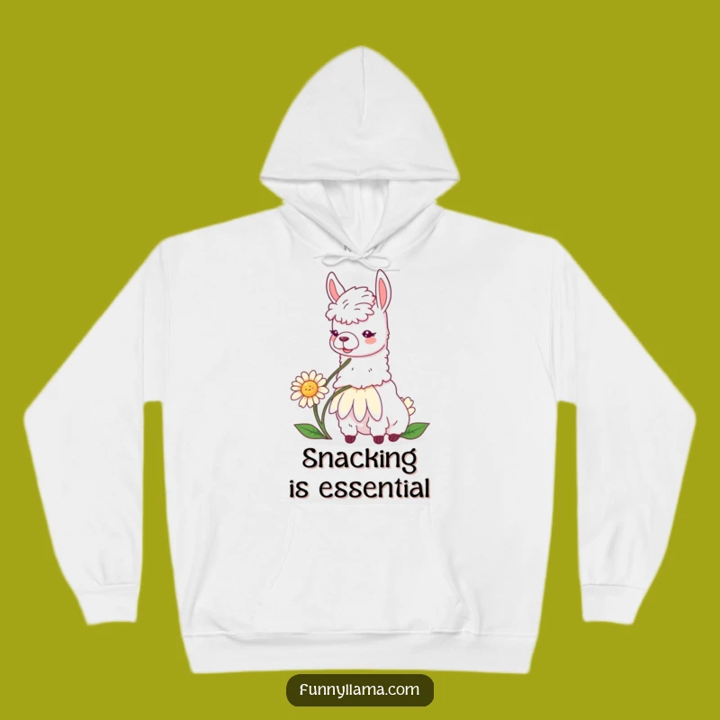 Funny Llama Daisy Hoodie: Cozy Comfort with a Hilarious Touch