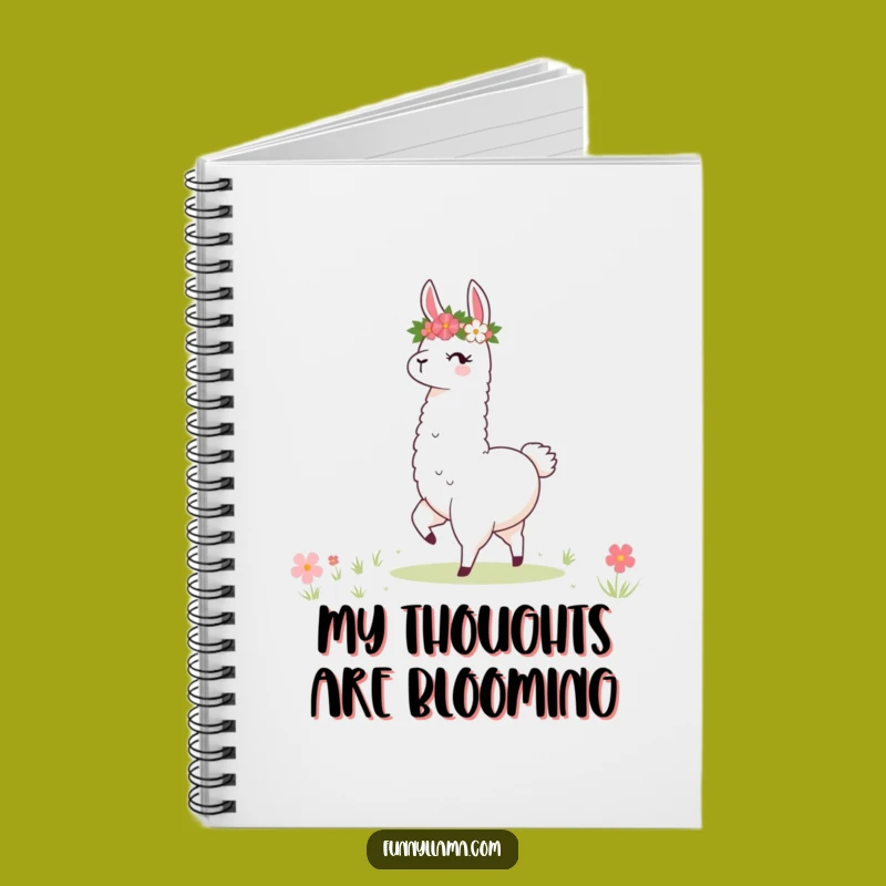 Funny Llama Meadow Dancer Notebook: Jot Down Joyful Thoughts, A Hilarious Gift