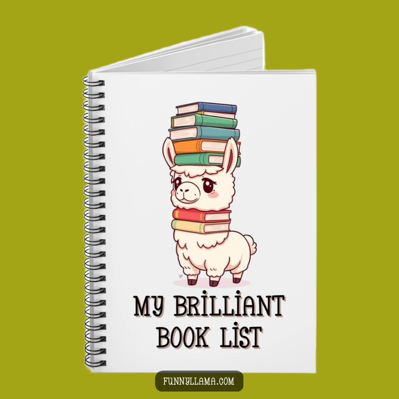 Funny Determined Llama Notebook: Book Balancing Llama Journal for Smart Notes