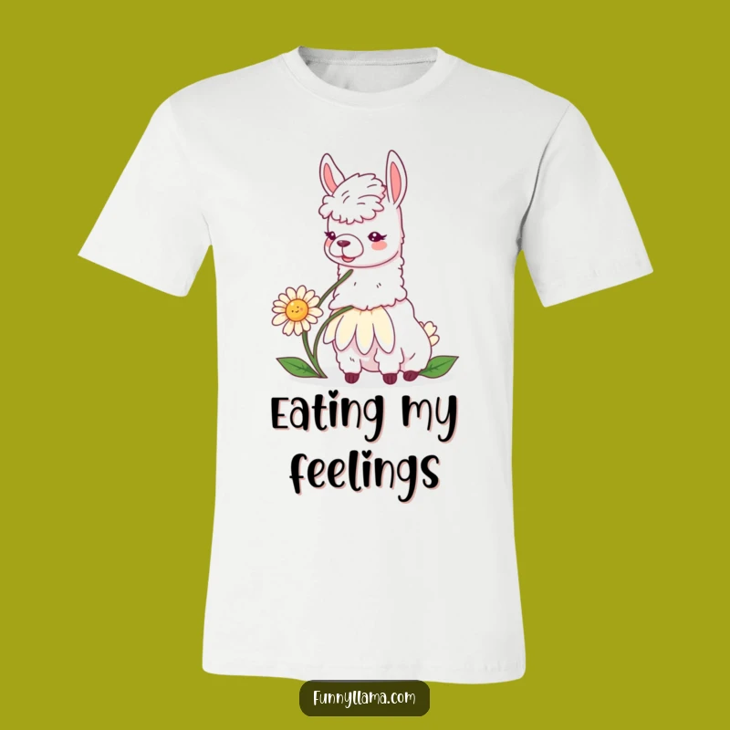 Funny Llama Daisy T-Shirt: Chill Vibes and Hilarious Moments